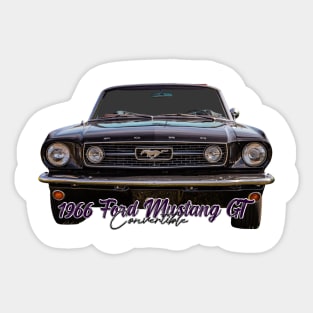 1966 Ford Mustang GT Convertible Sticker